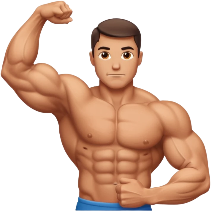 just muscle arm no body and no face emoji