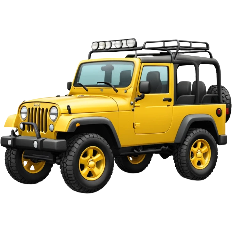 yellow jeep emoji