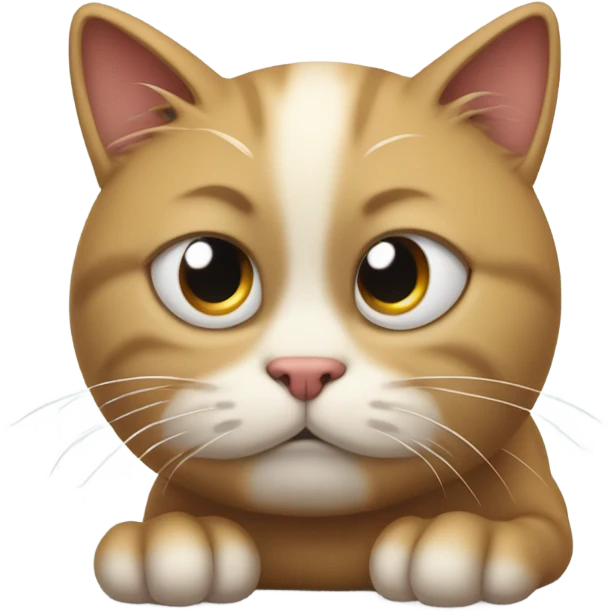 monday left me broken cat emoji