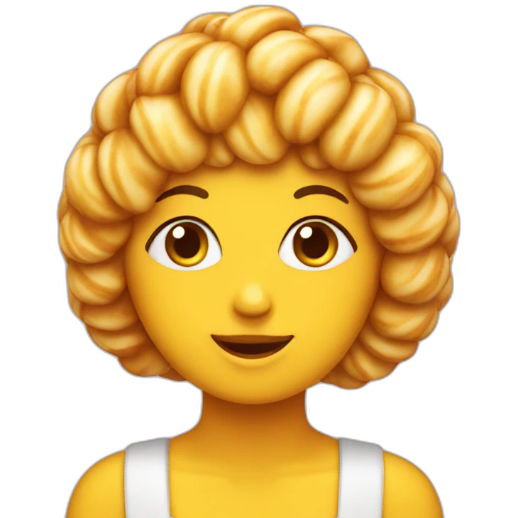 Chik with pastry emoji
