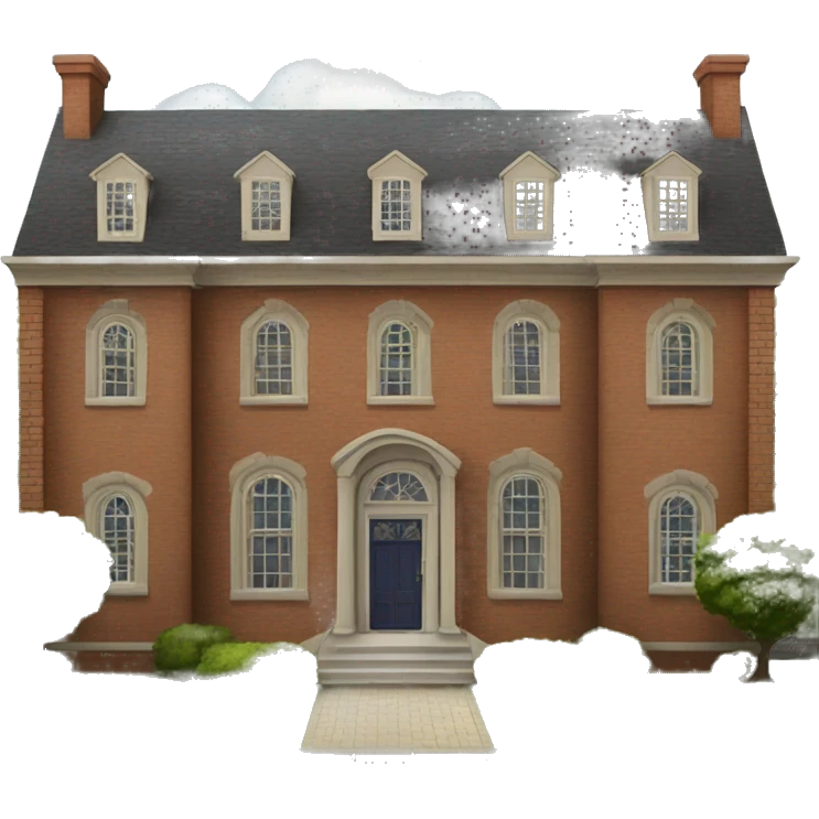 Georgian brick mansion  emoji