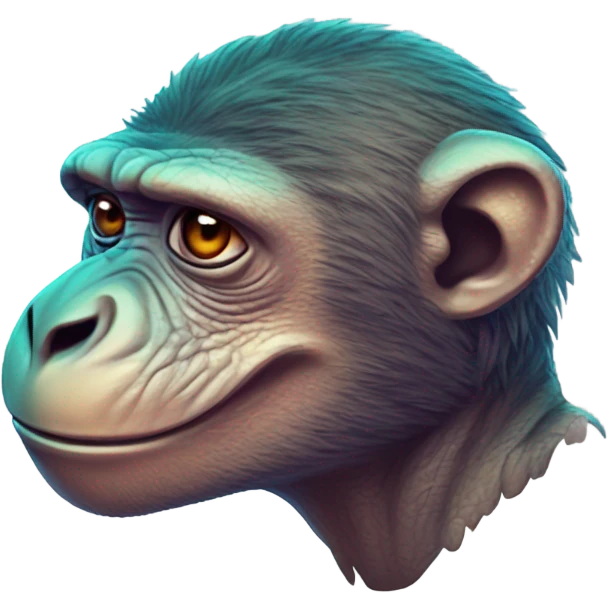 monkey dreaming a trex emoji