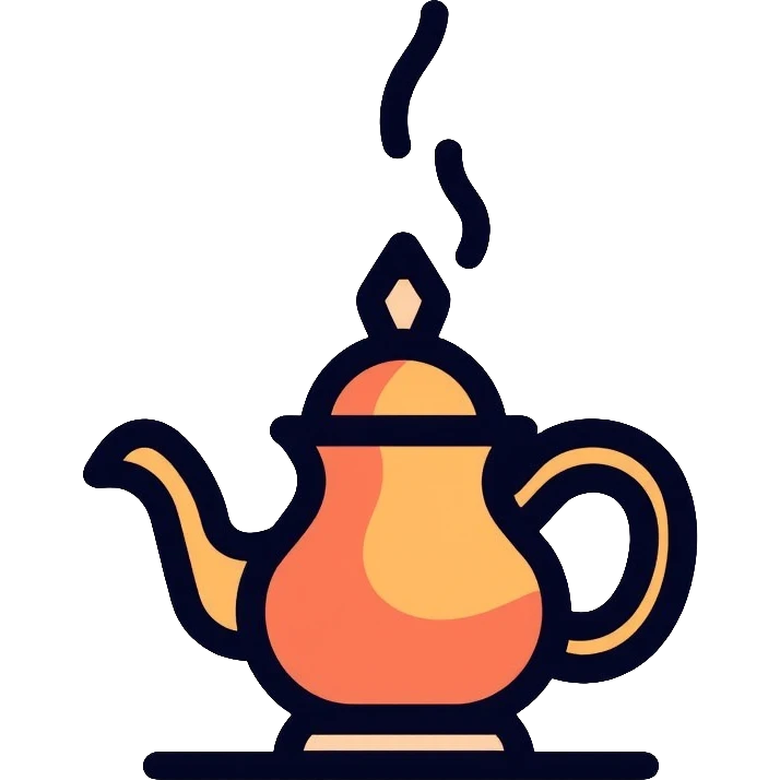Traditional Saudi coffee pot Dallah emoji