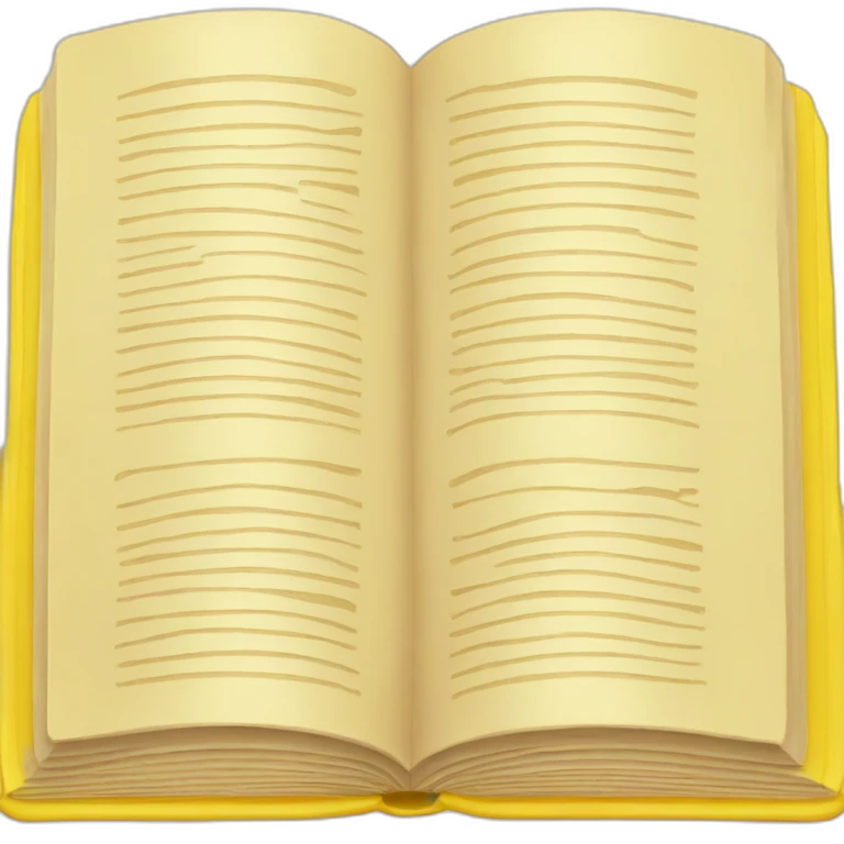 Yellow book emoji