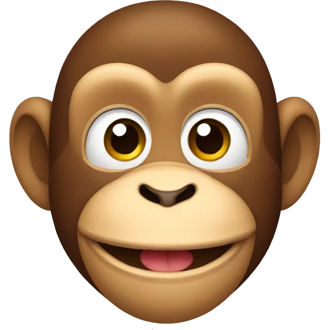 Monkey showing thumb emoji