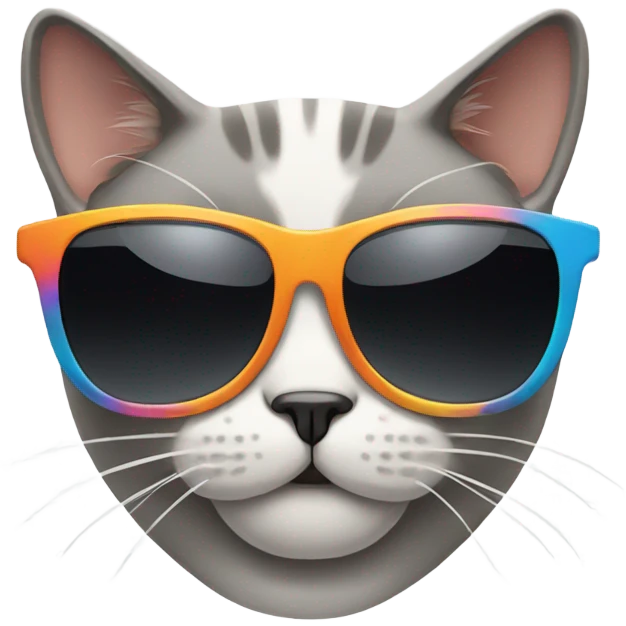 Cat with sunglasse emoji
