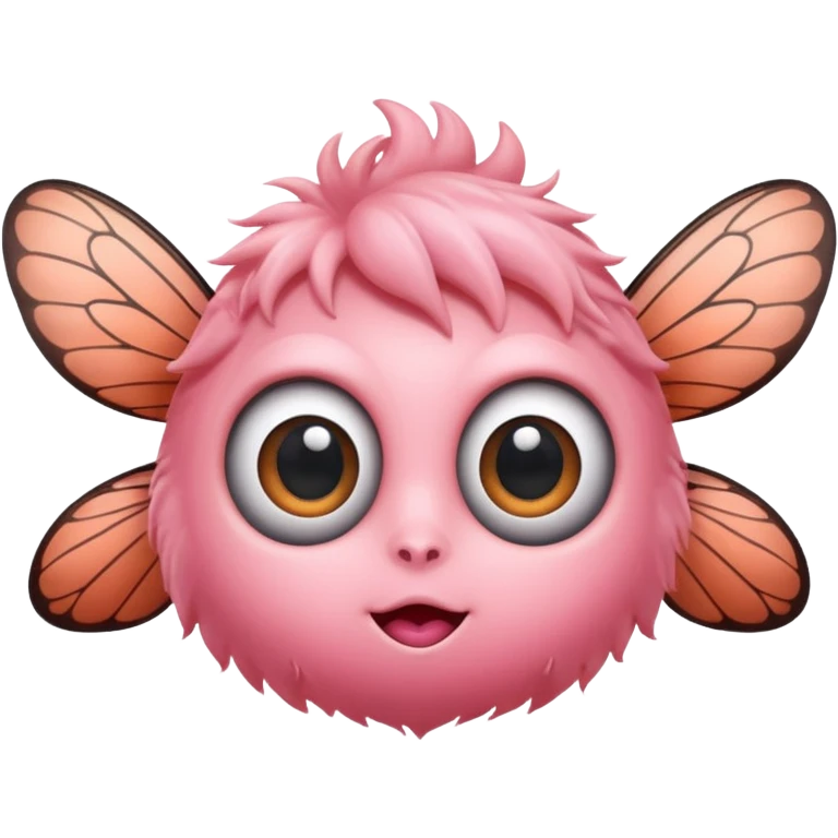 pink fly animal emoji