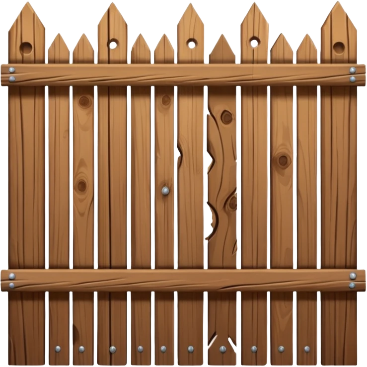 brown Fence emoji