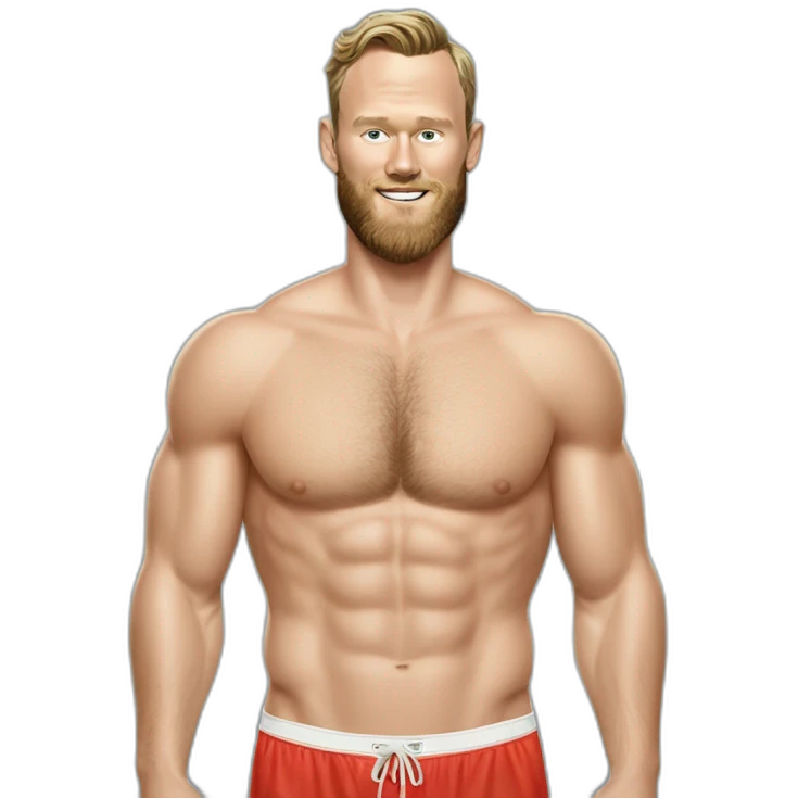 Jonathan Toews as beach bum with beard emoji