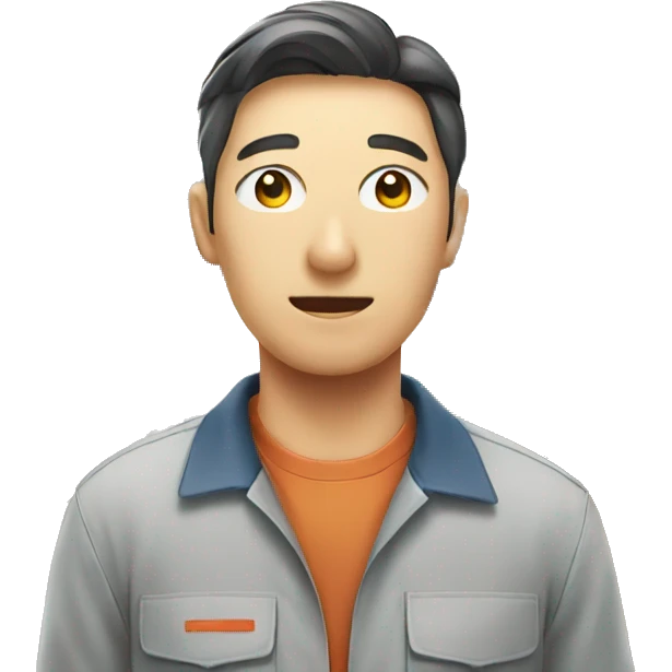 a worker in a warehouse in korean emoji