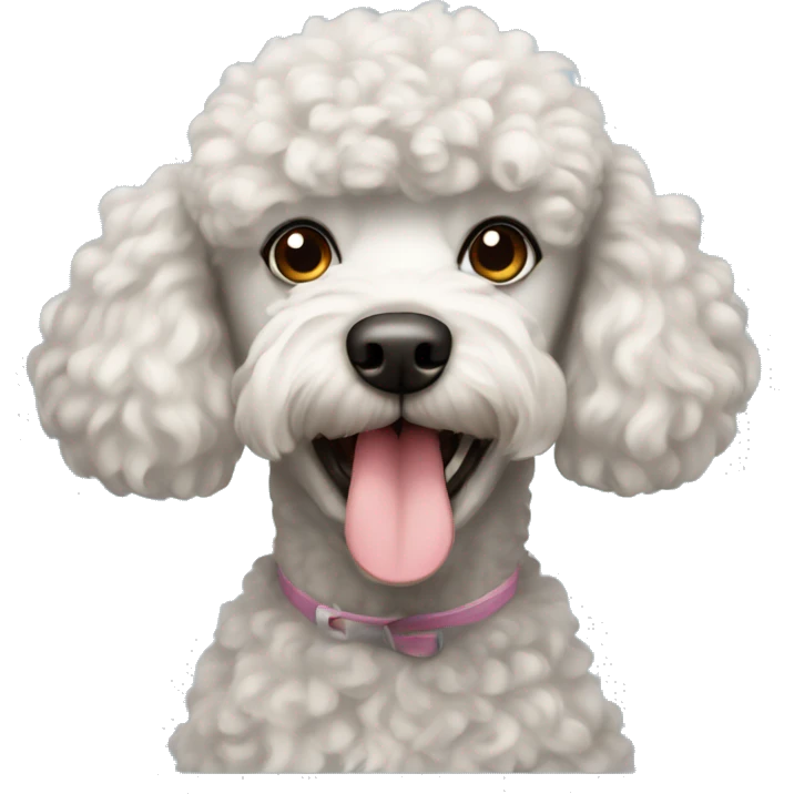 Poodle dog emoji