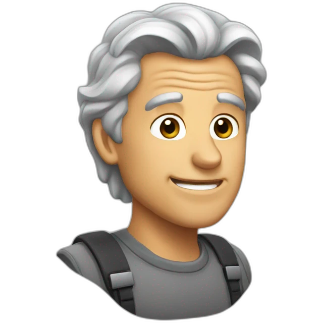 Gray Leno emoji