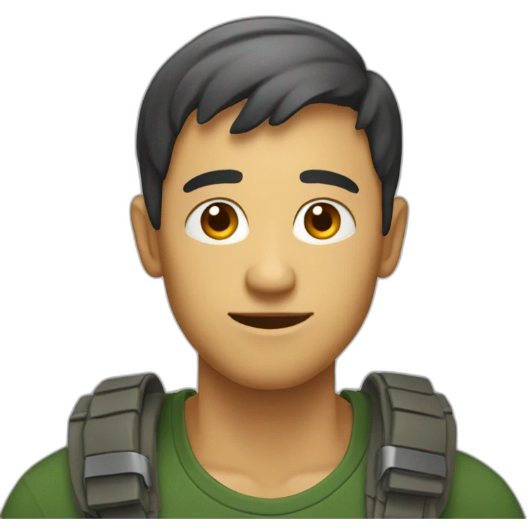 homme sur un noob emoji