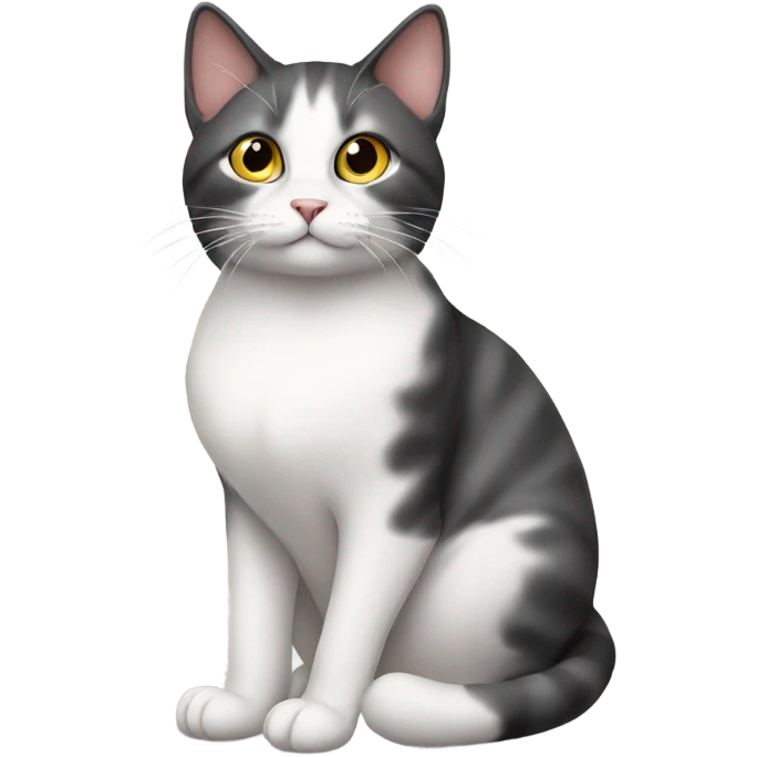 Cat sitting emoji