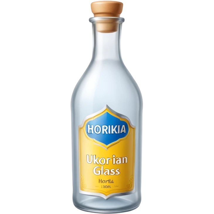 Ukrainian horilka emoji