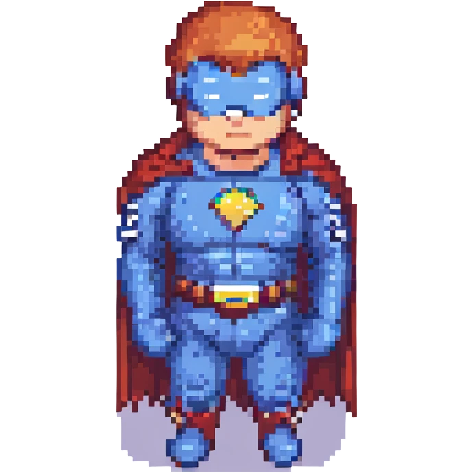 A superhero emoji