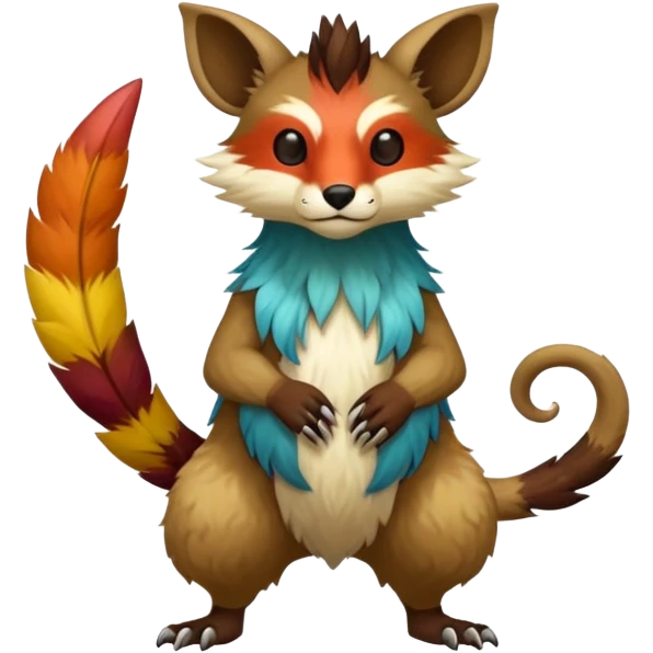  Fakémon-Bagbean-Vernid-creature (full body) emoji