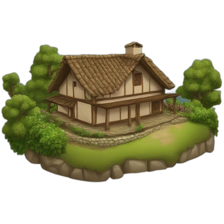 Casa de montaña emoji