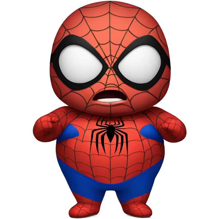 Overweight spiderman emoji