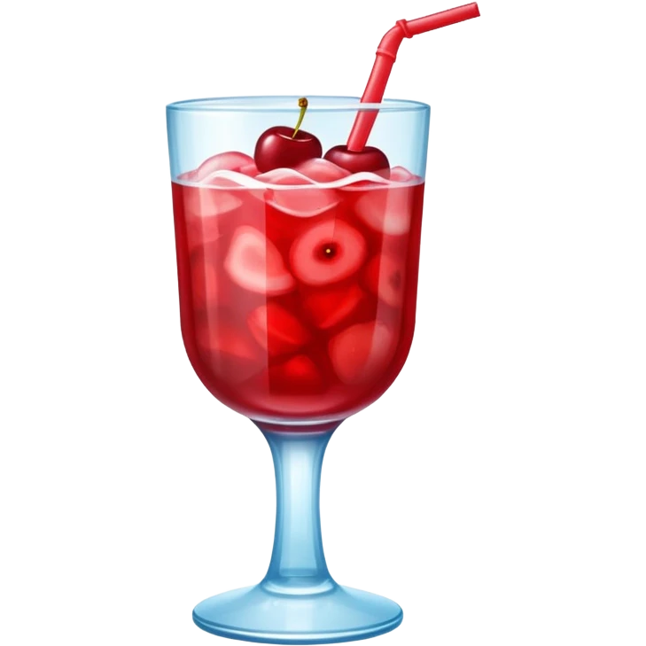 Cherry slushee emoji