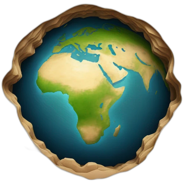 agartha land inside the earth emoji