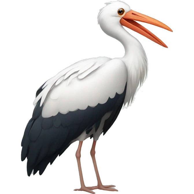 Stork emoji