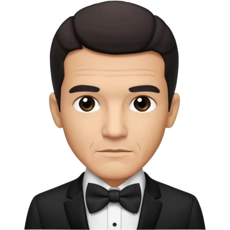 Antonio Banderas with suit with bow tie emoji