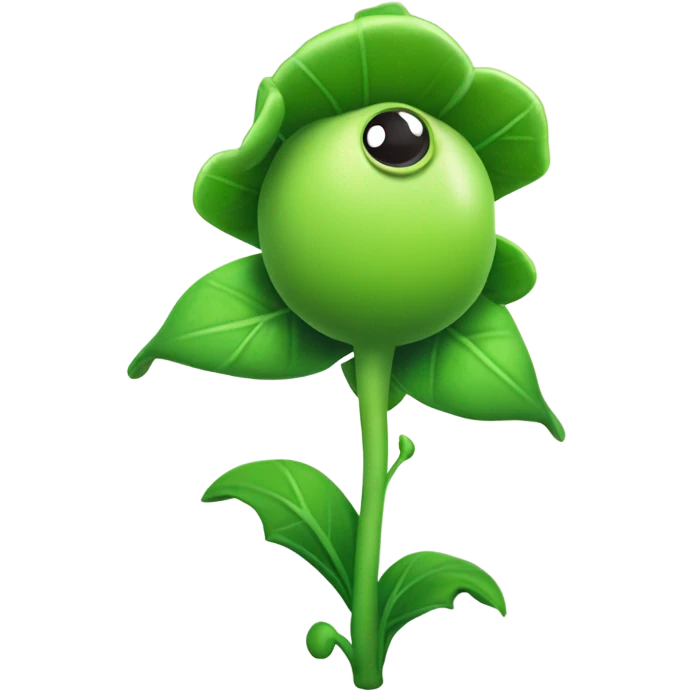 Peashooter plants vs zombies emoji