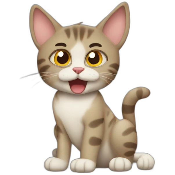 slap the cat emoji