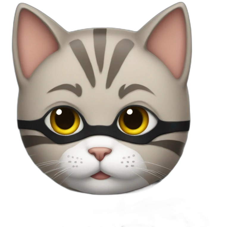 cat in a batman costume emoji