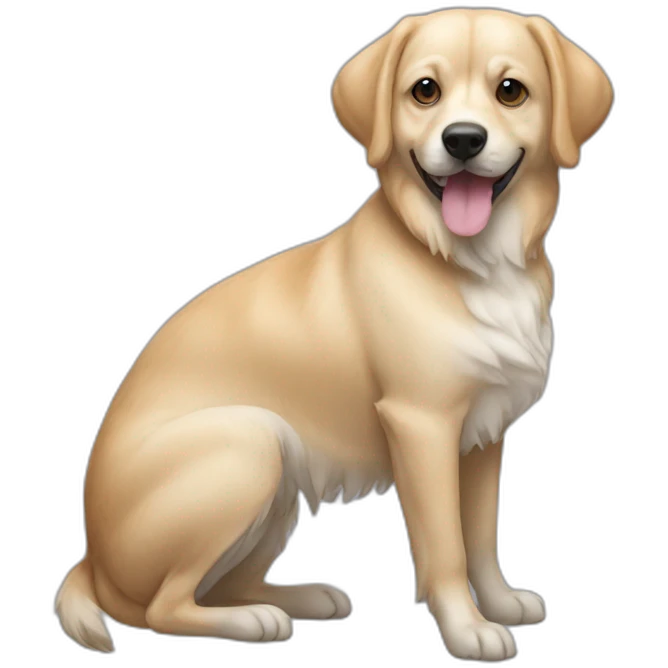 chien sur chat emoji