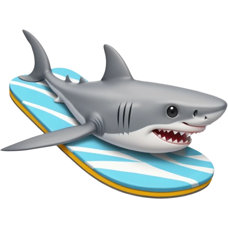 Hace a un tiburon con ojotas emoji