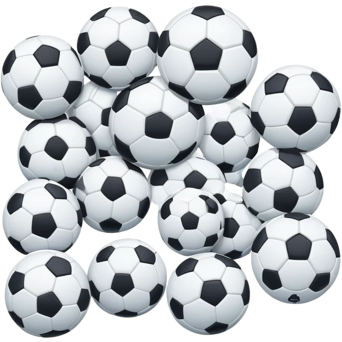 Create a soccer-themed sticker pack emoji