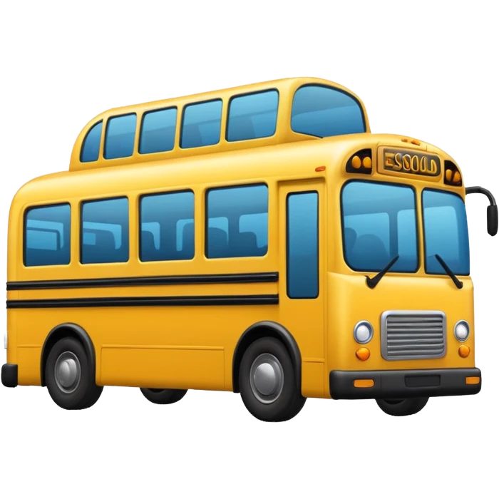 bus escolar emoji