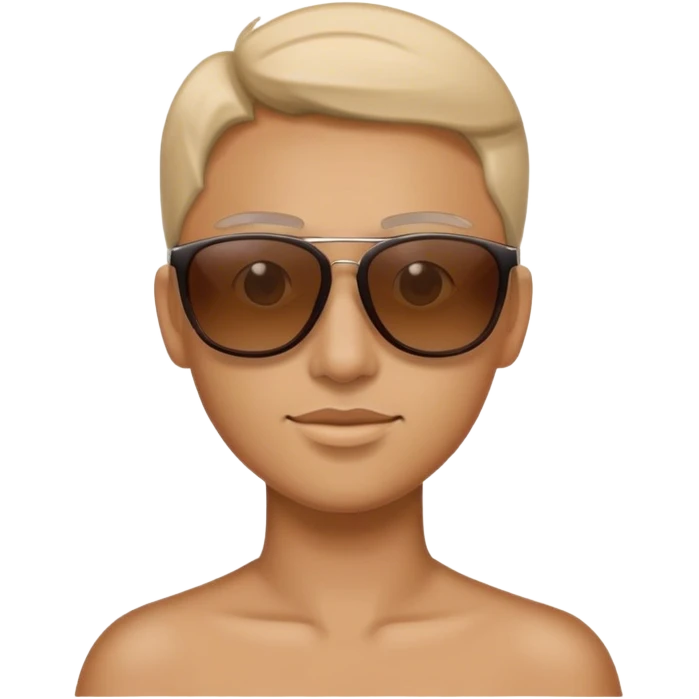 Hot face with sunglasses  emoji