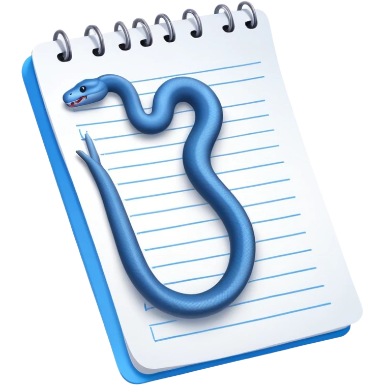 long curling to-do list paper looping up and down like a snake with tiny checkboxes fading into the distance emoji