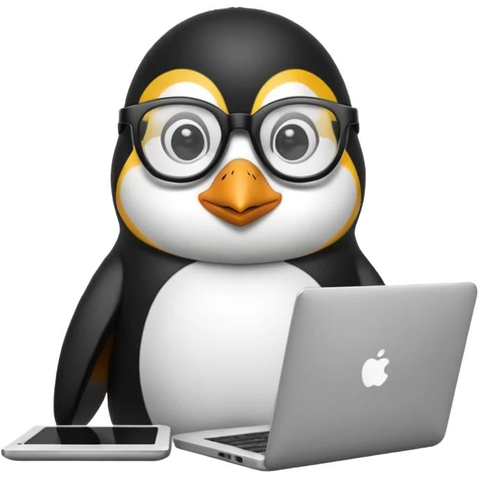 yeah thats nice now convert it into pengeuin with his laptop
 emoji