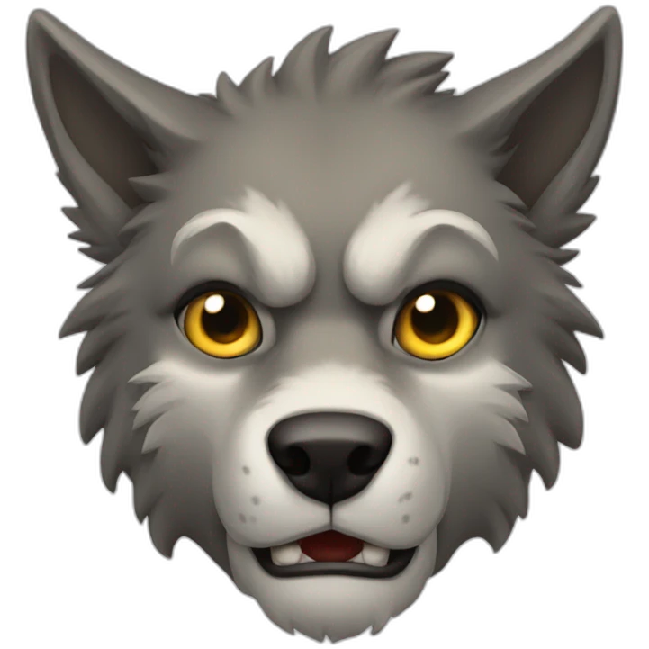 Loup garou emoji