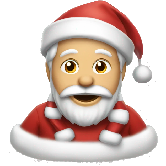funny santa  emoji