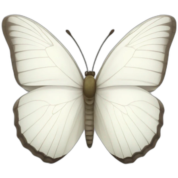 White butterfly emoji