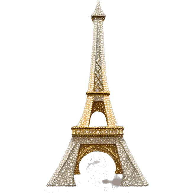 Christmas sparkling Eiffel Tower  emoji