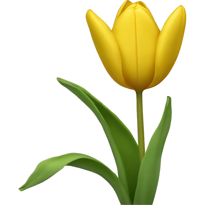 Yellow tulips  emoji