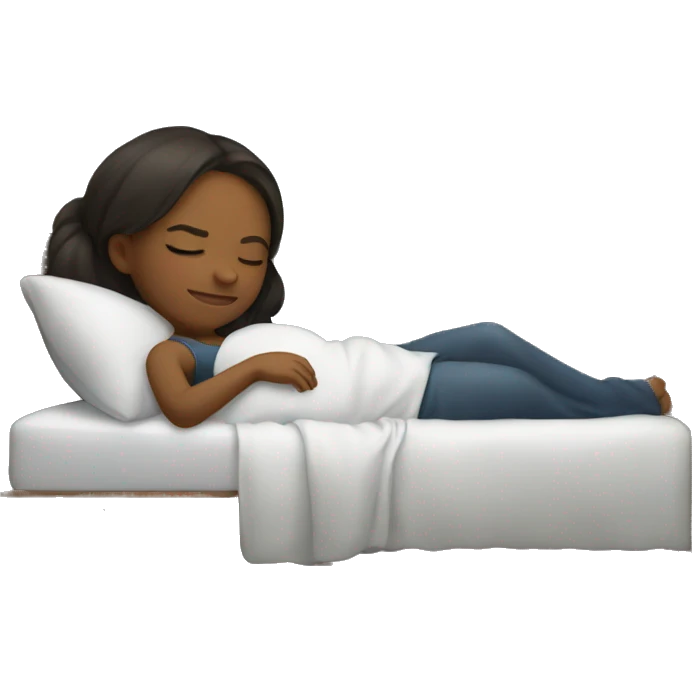 Girl sleeping  emoji
