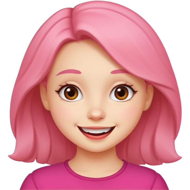 girl cartoon cute but naughty emoji