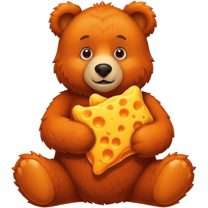 Cheetos and a Bear emoji