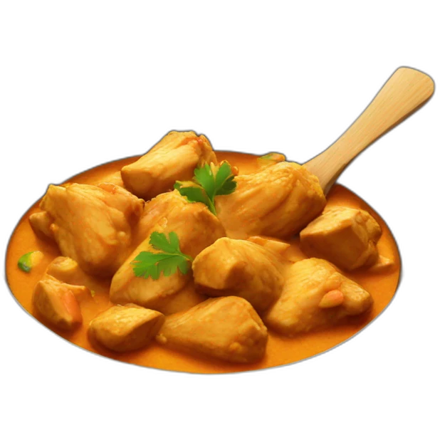 Chicken curry emoji
