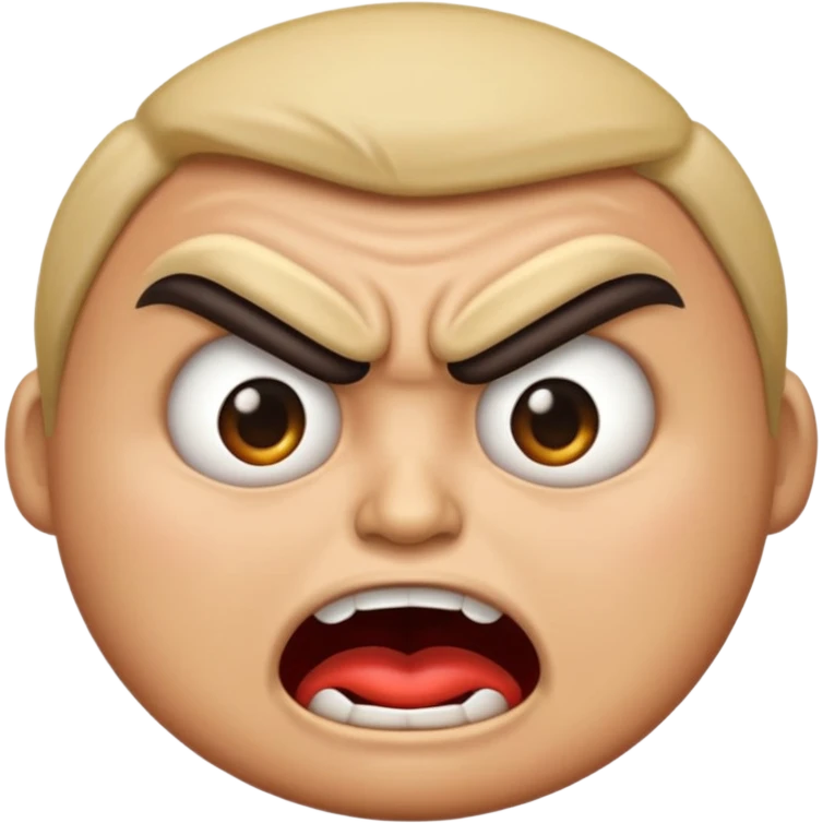 Normal emoji eye angry eyebrows and yummy mouth emoji emoji