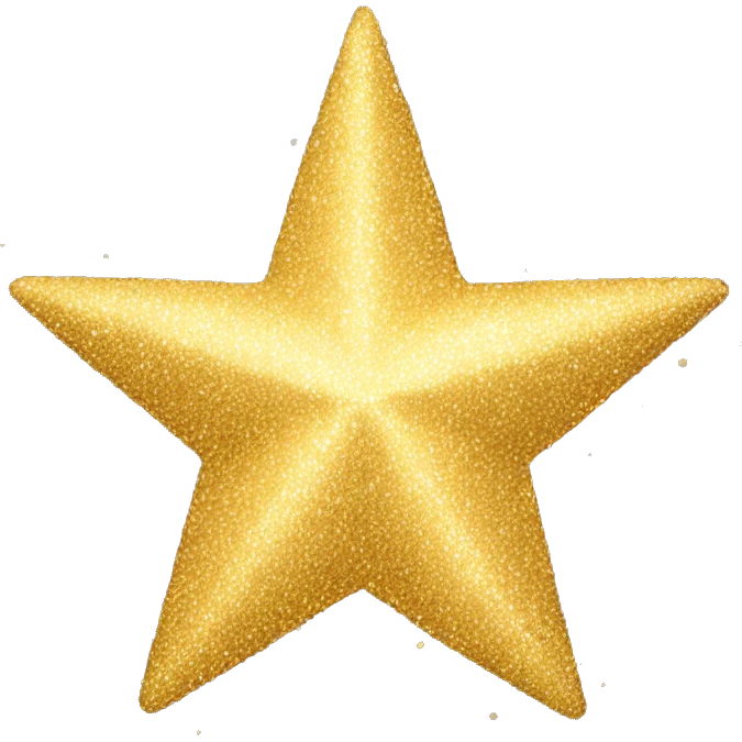 gold sparkle star emoji