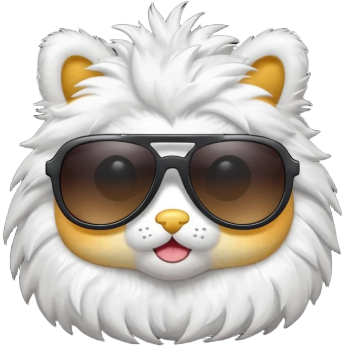 a plushie with cool sunglasses emoji