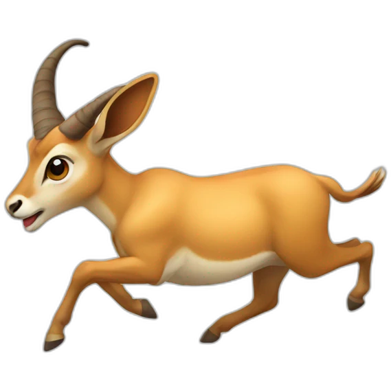 antilope run emoji